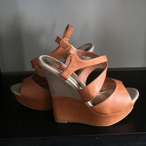 Wedge Tan Sandal